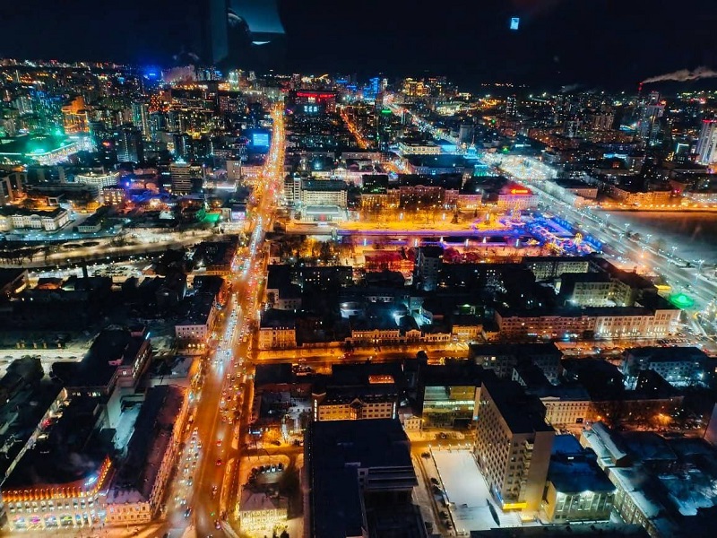 Екатеринбург зимой