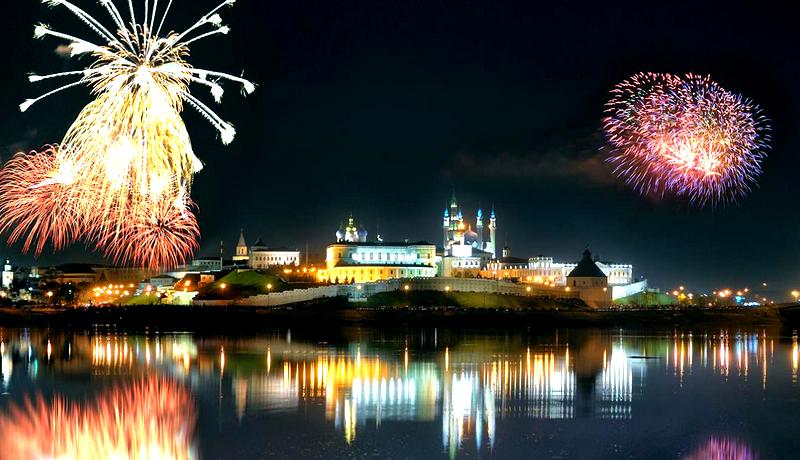 Казань, вид на кремль